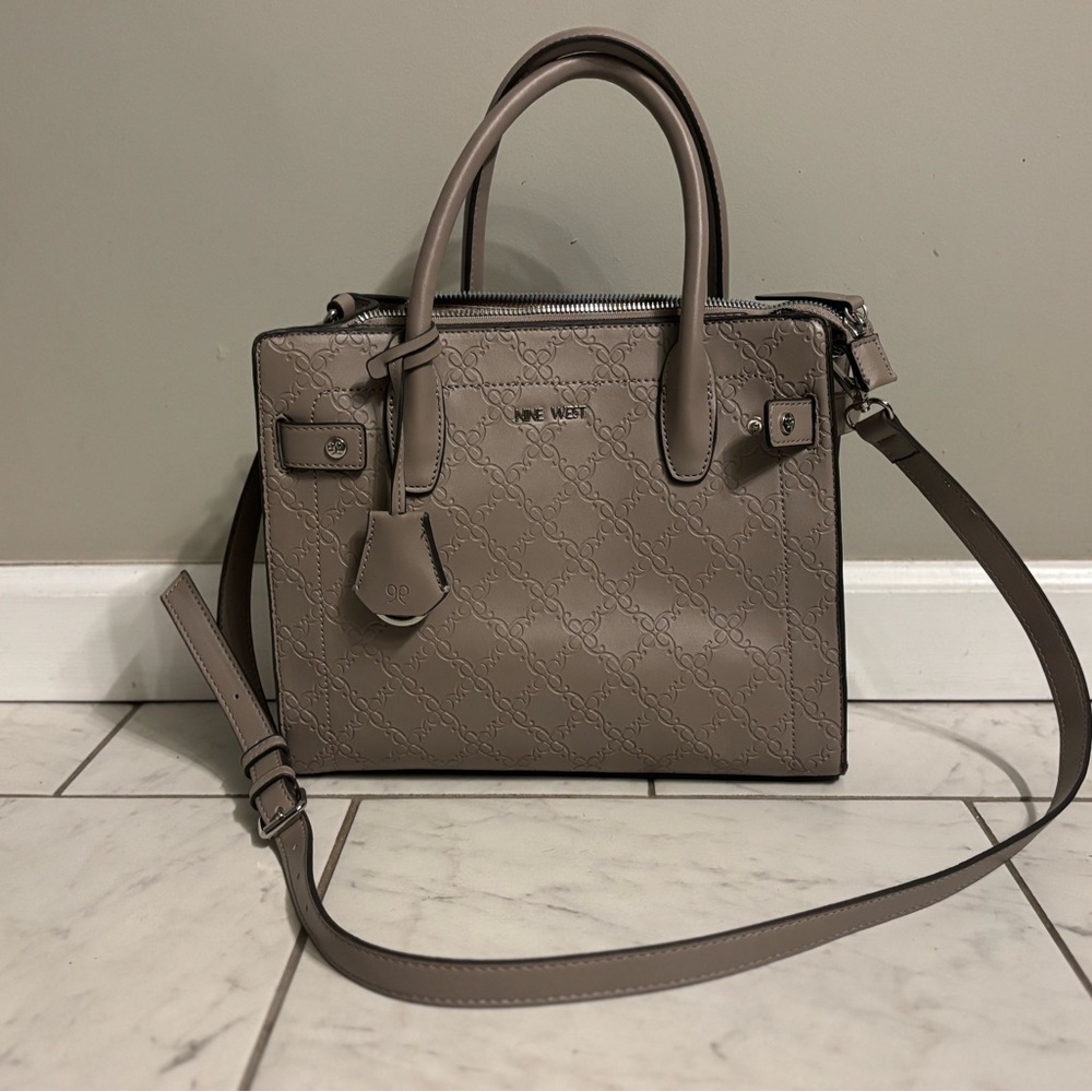 Nine West Printed Satchel Bag